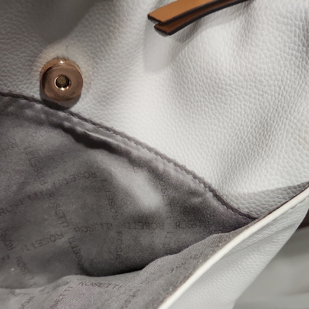 Rosetti White and Brown Shoulder Bag - Picture 4 of 16